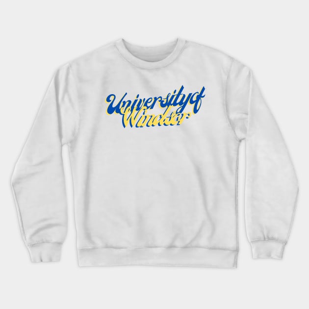 University of Windsor Crewneck Sweatshirt by stickersbyjori